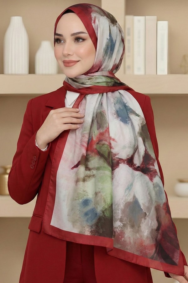 Desenli Soft Şal 6030-16