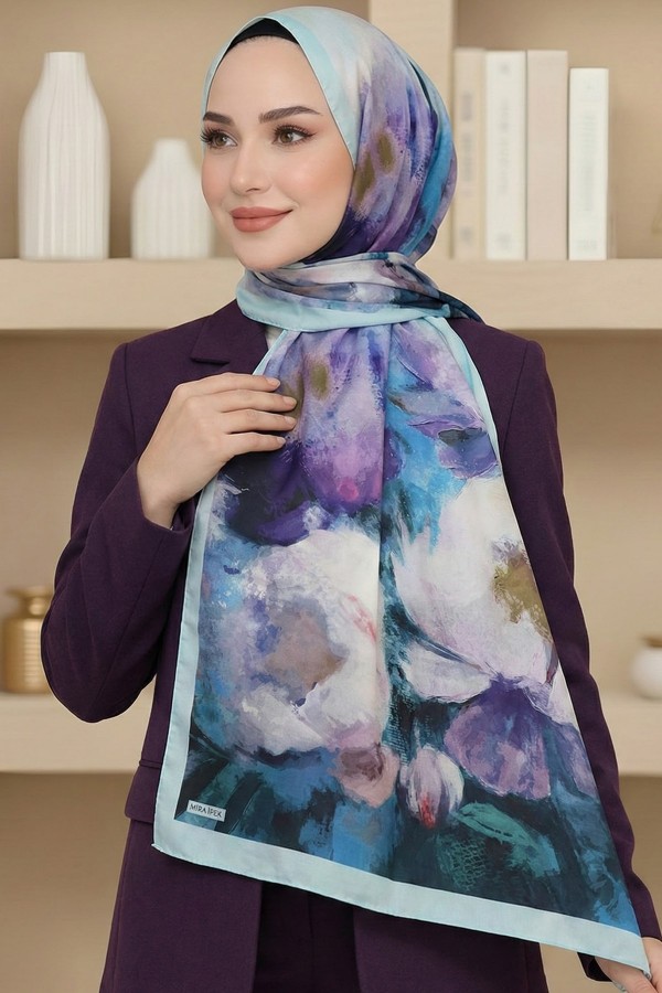 Desenli Soft Şal 6030-7