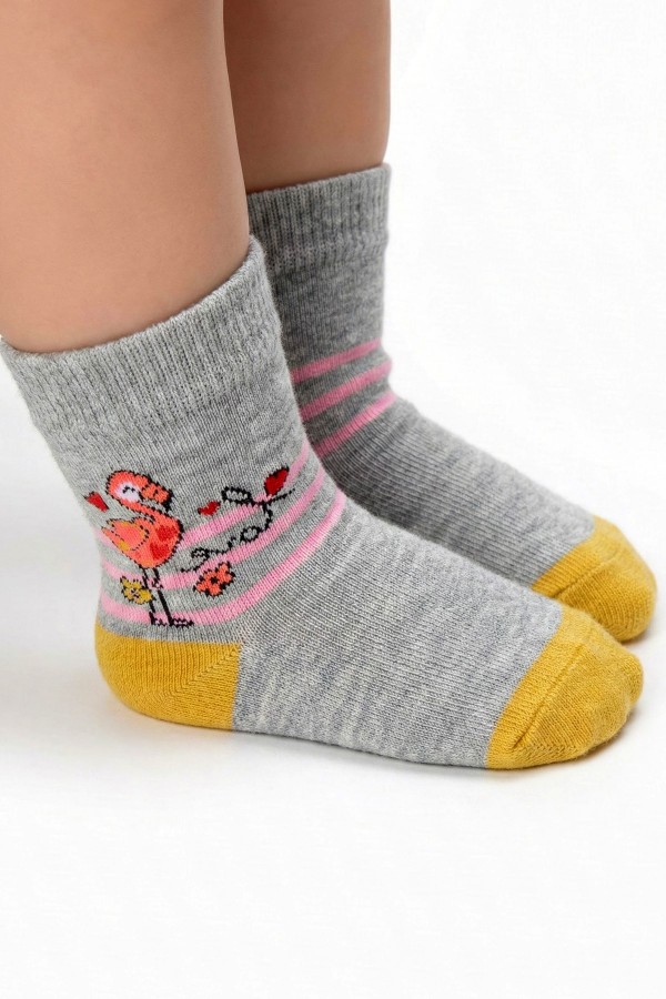 Desenli Çocuk Çorap (1-2 Yaş) 10112-3