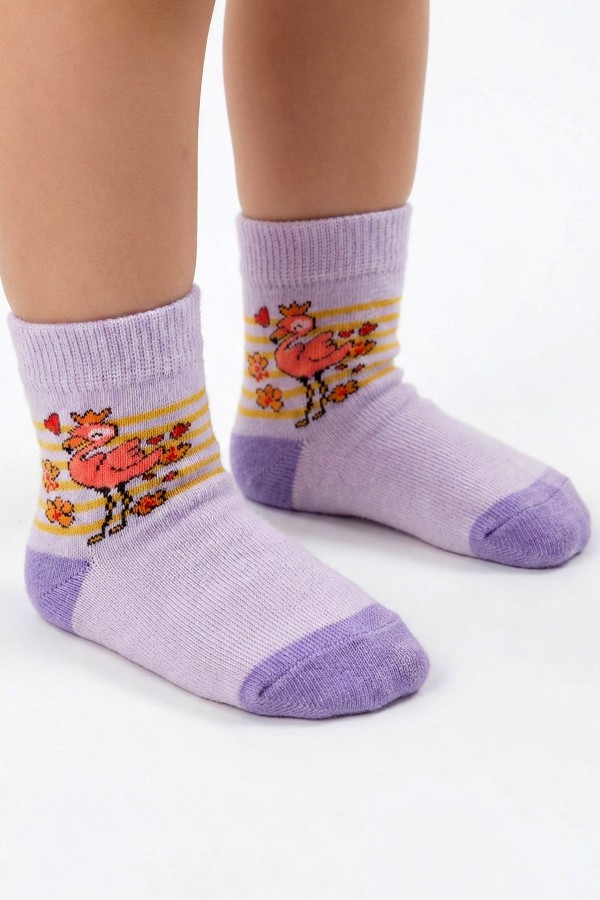 Desenli Çocuk Çorap (1-2 Yaş) 10112-1