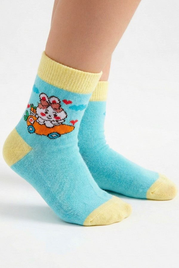 Desenli Çocuk Çorap (1-2 Yaş) 10106-4