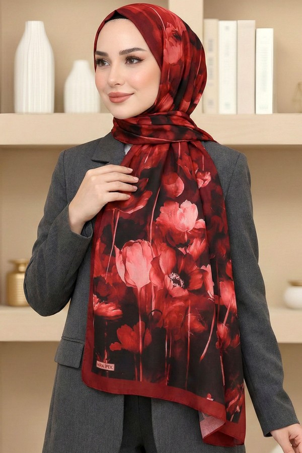 Mira İpek Bambu Crush Şal 6032-13