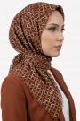 Desenli Flamlı Eşarp 6500-16