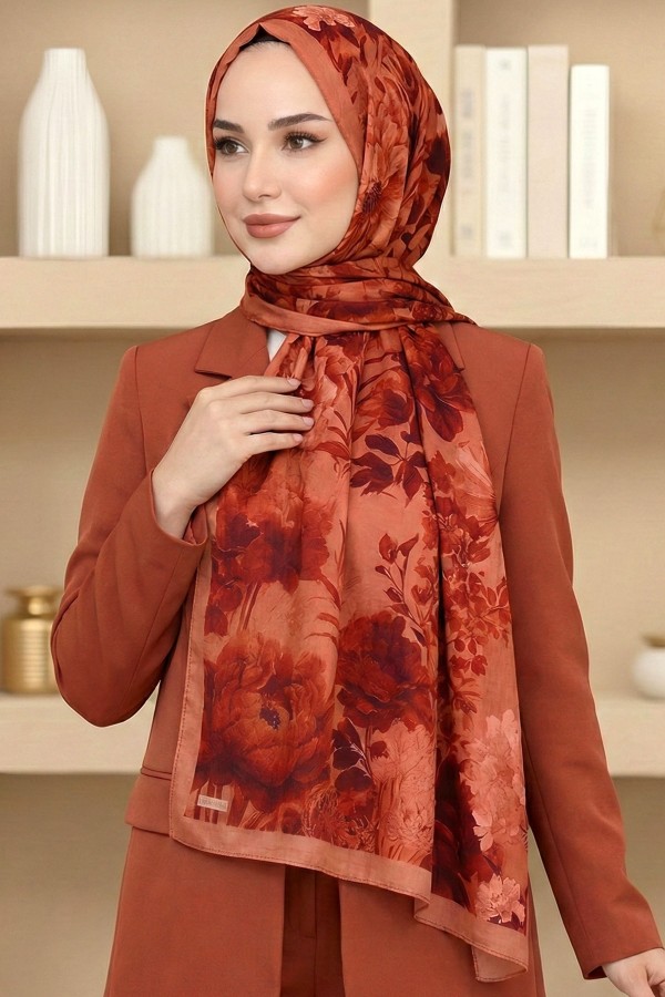 Mira İpek Bambu Crush Şal 6033-11