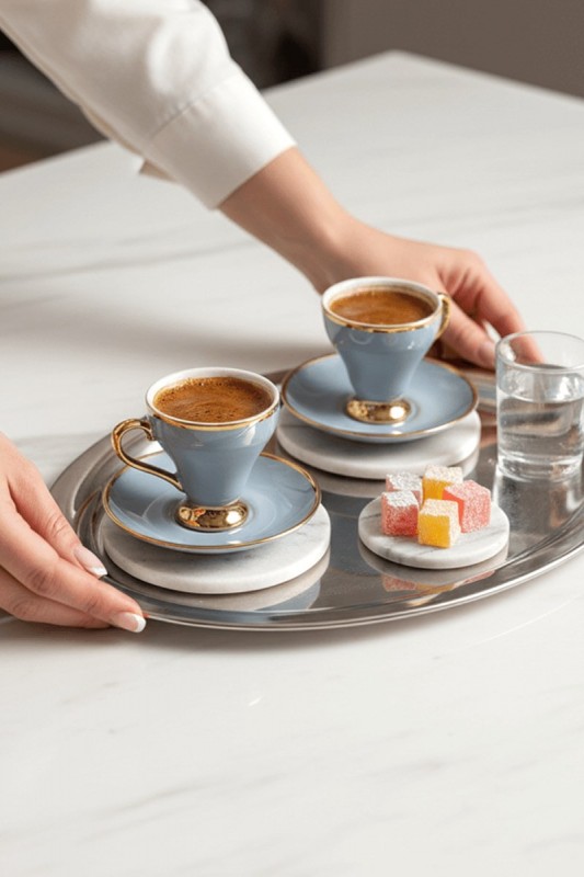 Mitra Porselen 6'lı Kahve Fincan Takımı CMR-2024244-4