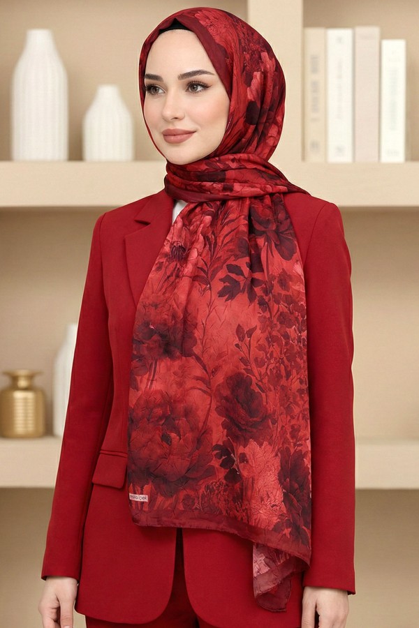 Mira İpek Bambu Crush Şal 6033-5