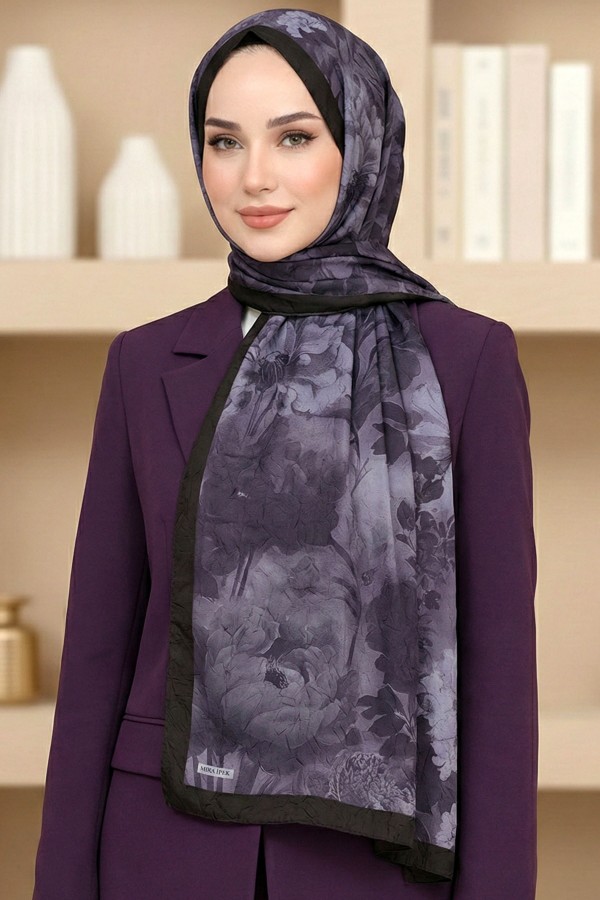 Mira İpek Bambu Crush Şal 6033-2