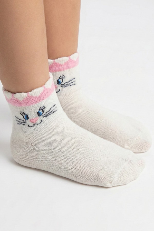 Desenli Çocuk Çorap (3-4 Yaş) 10310-4