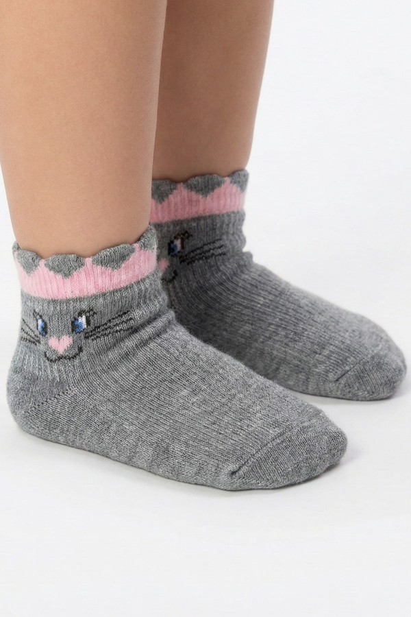 Desenli Çocuk Çorap (3-4 Yaş) 10310-3