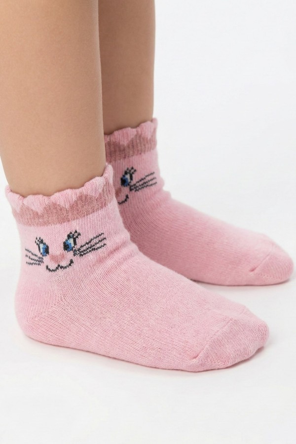 Desenli Çocuk Çorap (3-4 Yaş) 10310-1