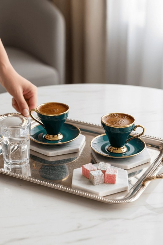 Mitra Porselen 6'lı Kahve Fincan Takımı CMR-2024244-5