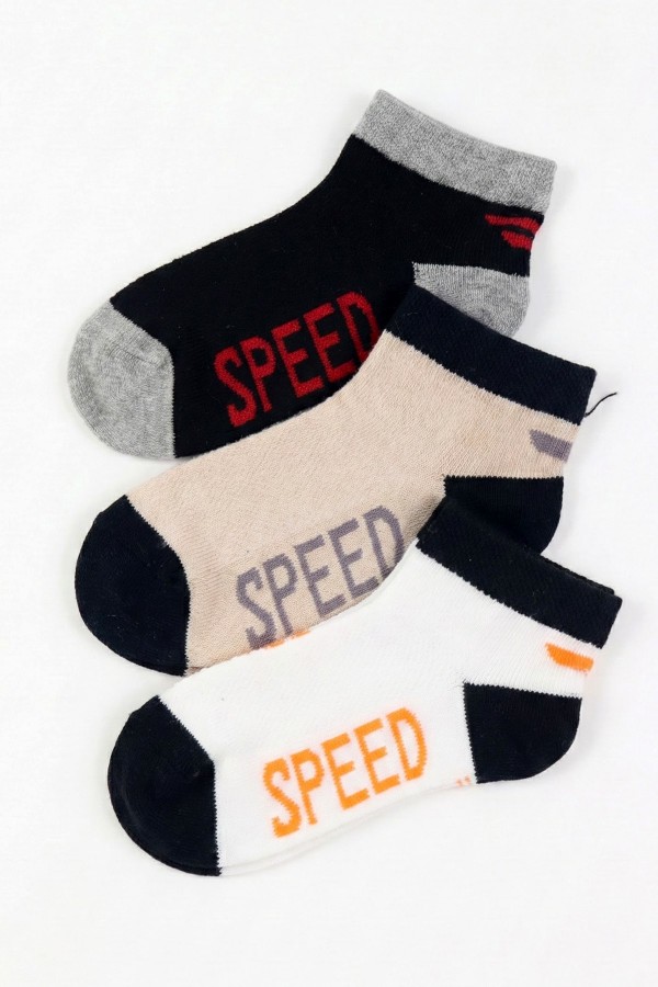 Desenli Çocuk Çorap (3-4 Yaş) 10314-1