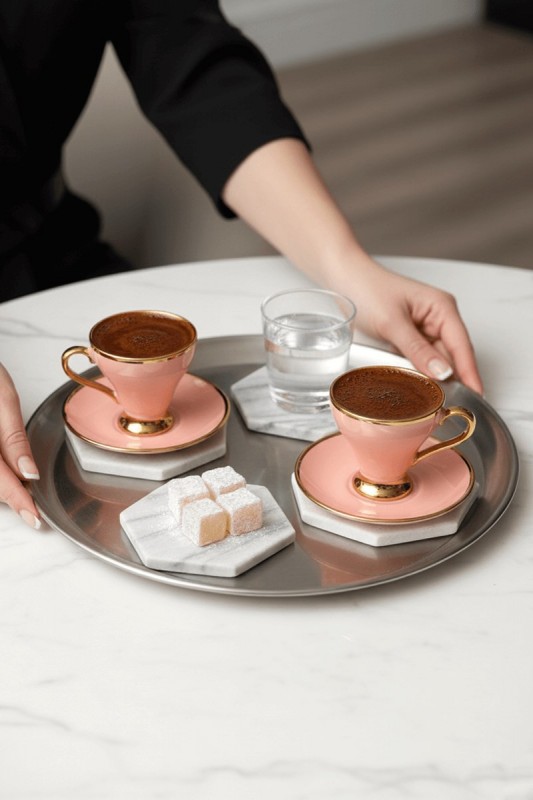 Mitra Porselen 6'lı Kahve Fincan Takımı CMR-2024244-6