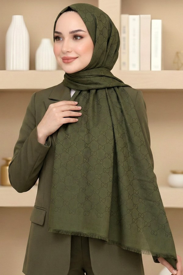G Desen Pamuklu Şal 6035-21