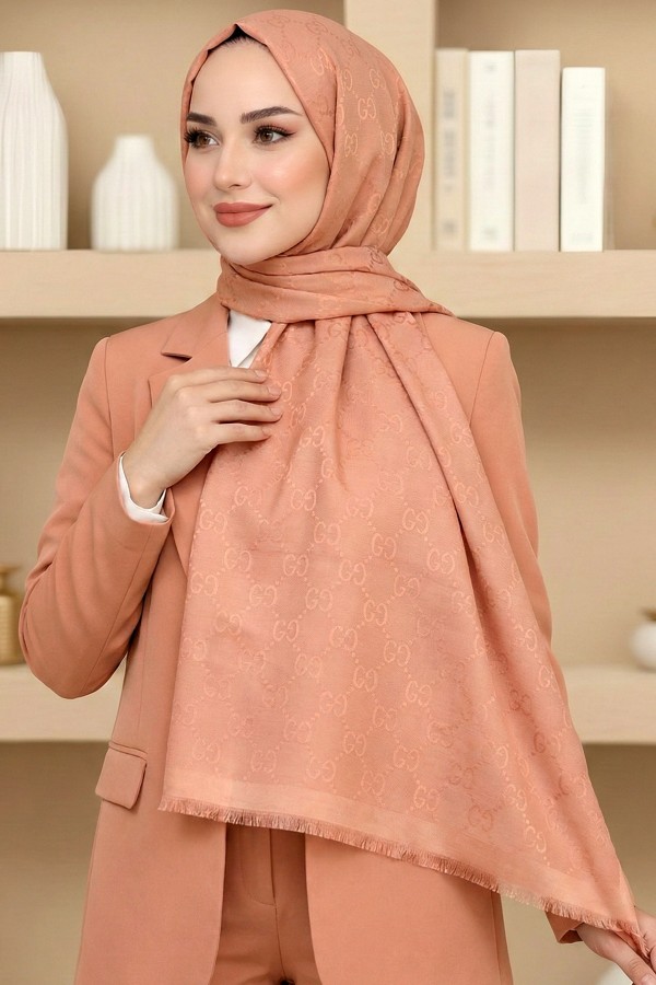 G Desen Pamuklu Şal 6035-19