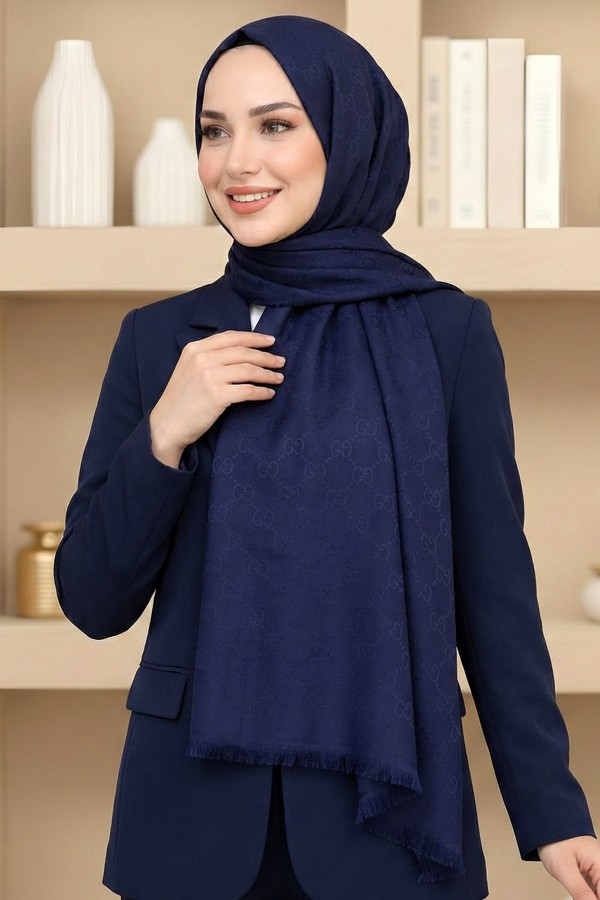 G Desen Pamuklu Şal 6035-18
