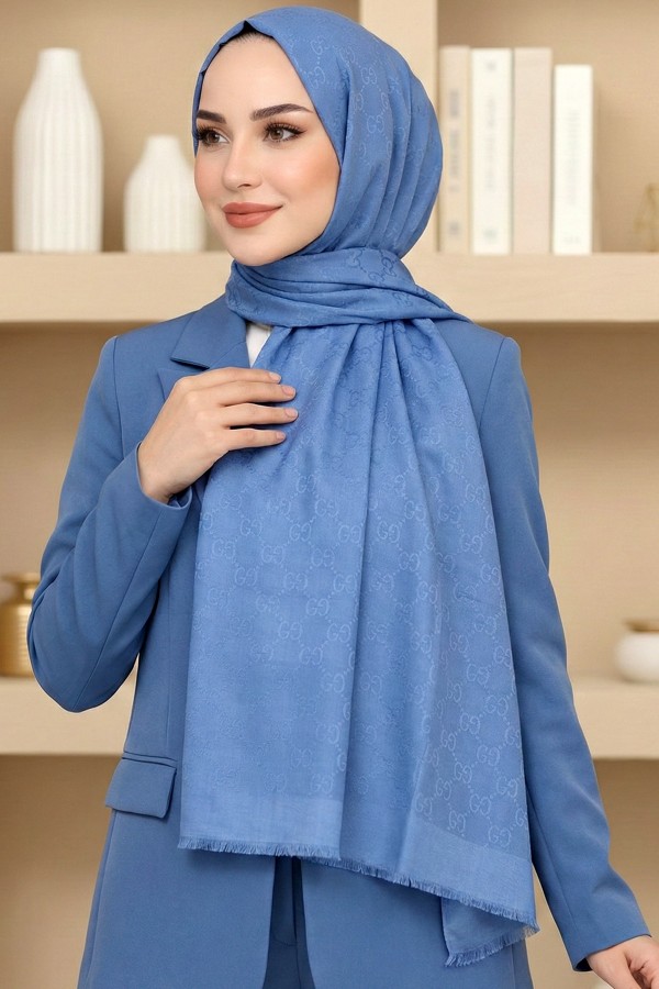 G Desen Pamuklu Şal 6035-14