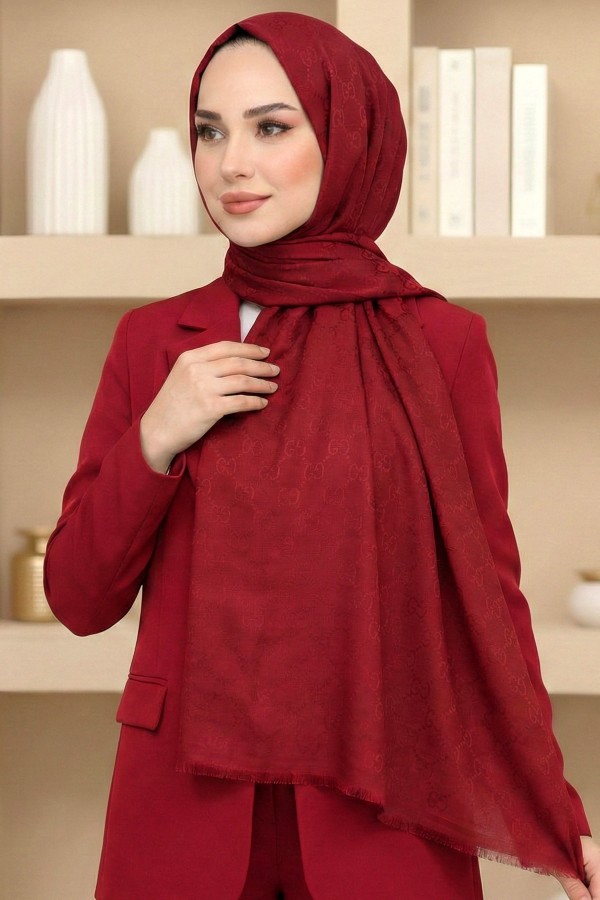 G Desen Pamuklu Şal 6035-4