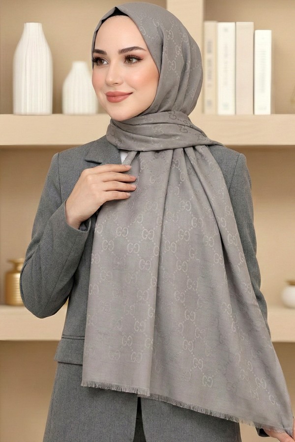 G Desen Pamuklu Şal 6035-2