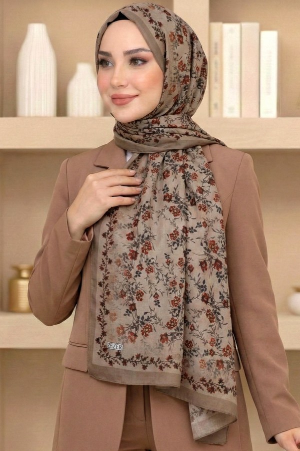 Zer Organik Pamuk Soft Şal 6037-9