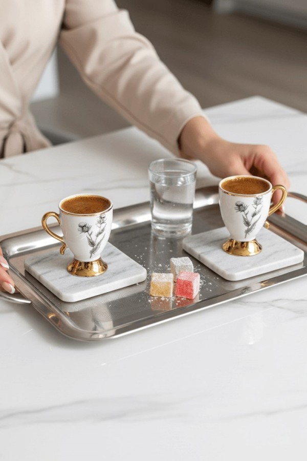 Mitra Porselen 6'lı Kahve Fincan Takımı CMR-2024256-4