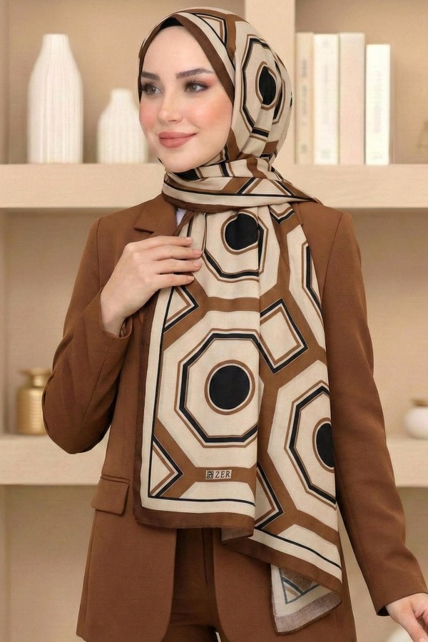 Zer Organik Pamuk Soft Şal 6038-4