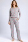 Kadın Desenli Pijama Takımı 20100-14