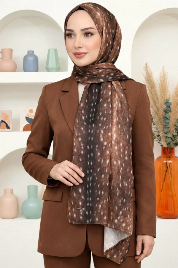 Lop'Res Organik Pamuk Soft Şal 6044-3