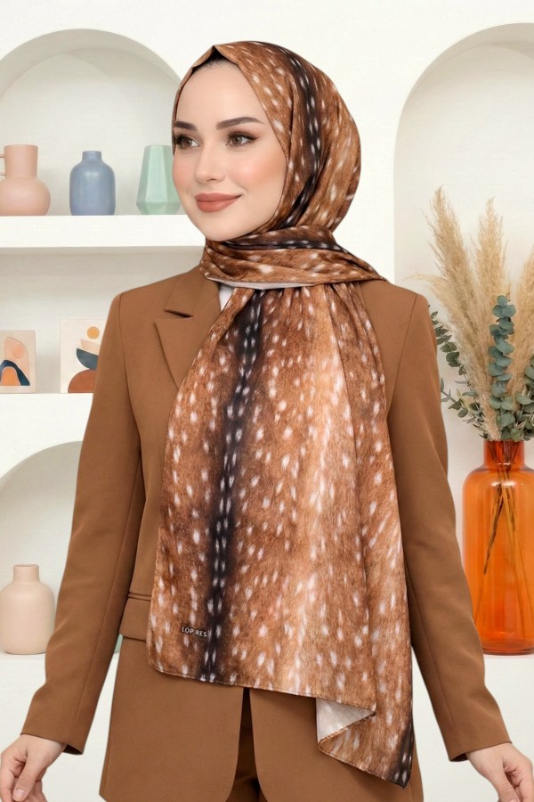 Lop'Res Organik Pamuk Soft Şal 6044-1