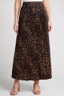 Pliseli Leopar Desenli Etek     2029-4