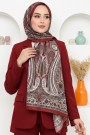 Ebruli Organik Pamuk Soft Şal 6045-10