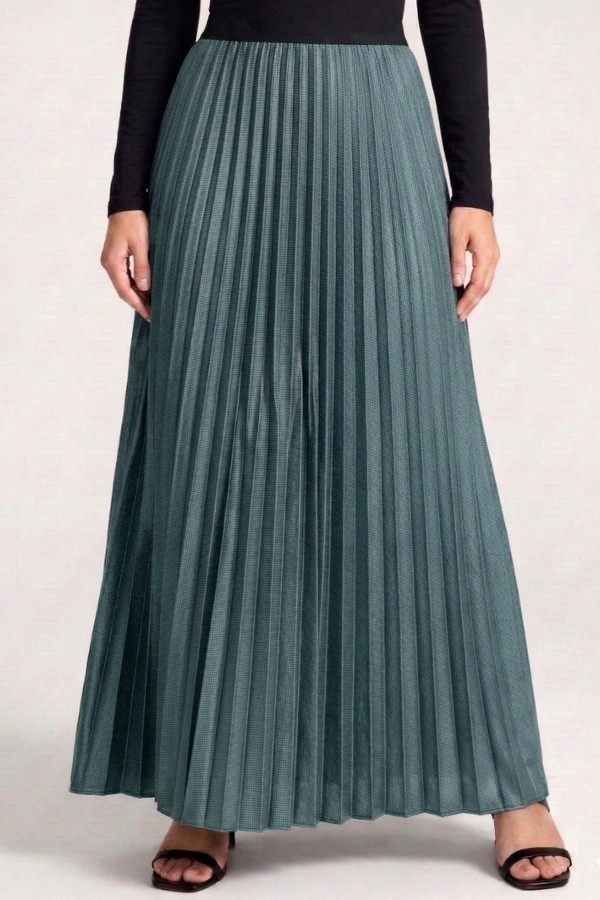 Piliseli Düz Renk Etek     2030-11