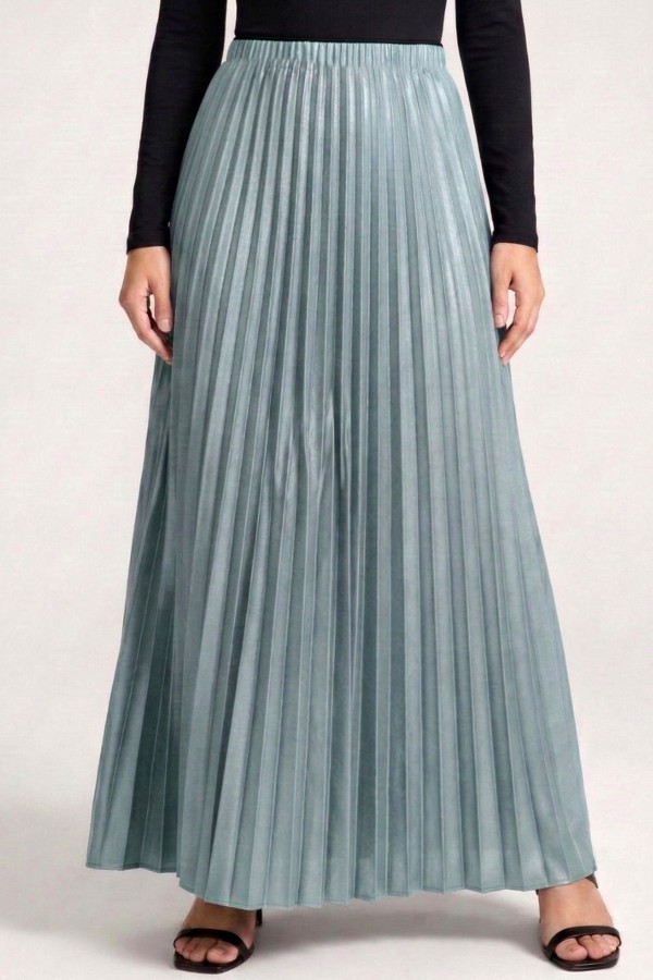 Piliseli Düz Renk Etek     2030-9