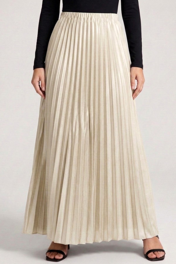 Piliseli Düz Renk Etek     2030-4