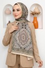 Ebruli Organik Pamuk Soft Şal 6046-20