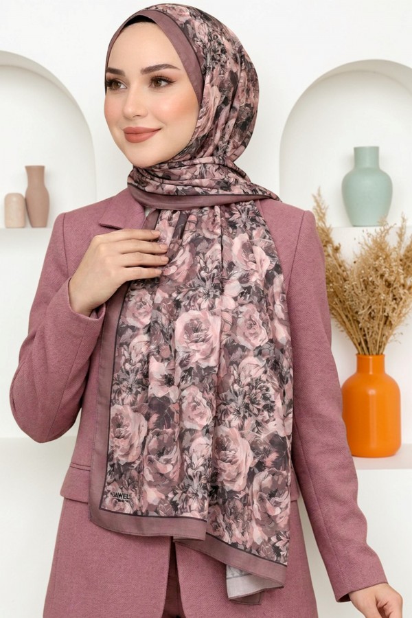 Desenli Soft Şal 6047-18
