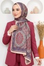 Ebruli Organik Pamuk Soft Şal 6046-7