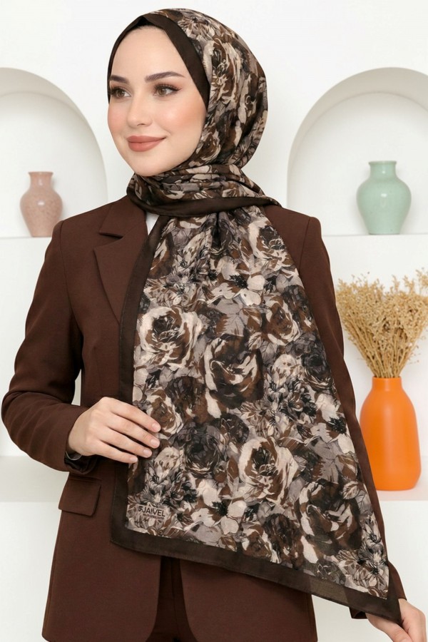 Desenli Soft Şal 6047-10
