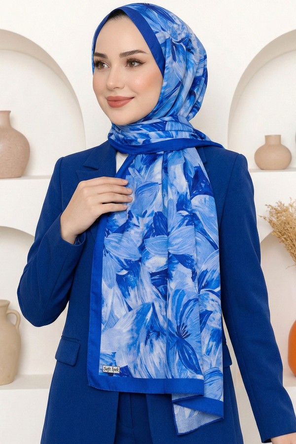 Desenli Soft Şal 6049-12