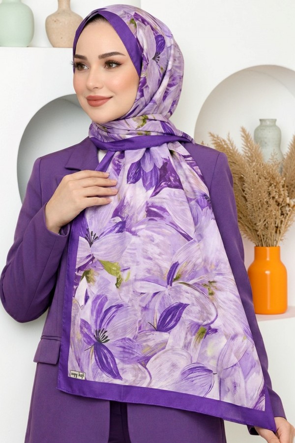 Desenli Soft Şal 6049-6