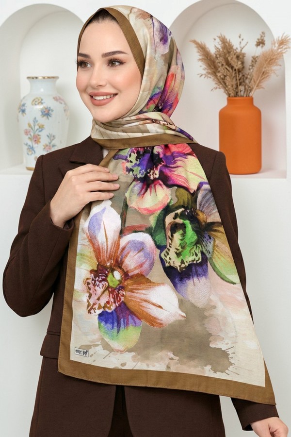 Desenli Soft Şal 6048-5