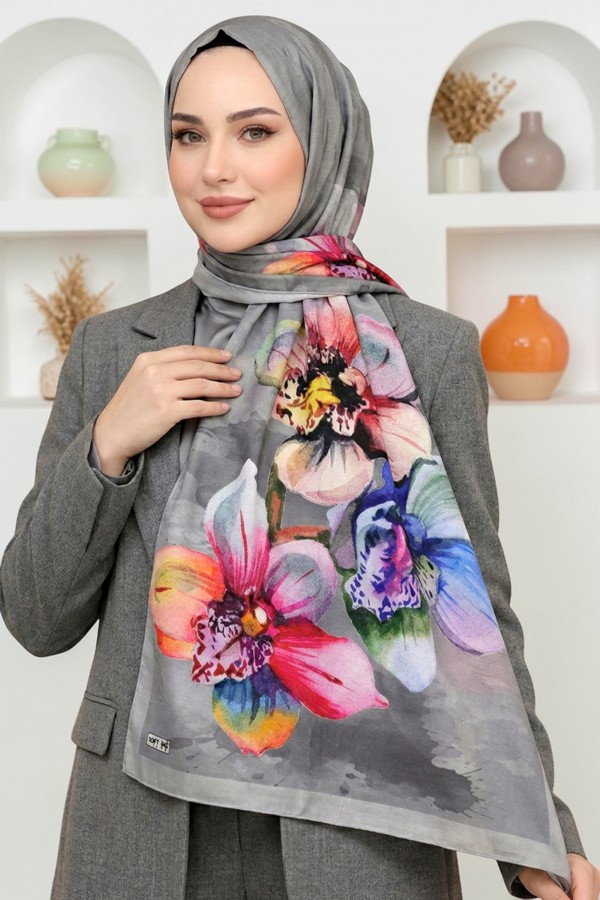 Desenli Soft Şal 6048-4