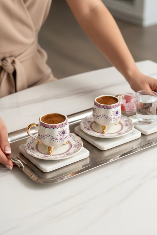 Mitra Porselen 6'lı Kahve Fincan Takımı CMR-2024322-1