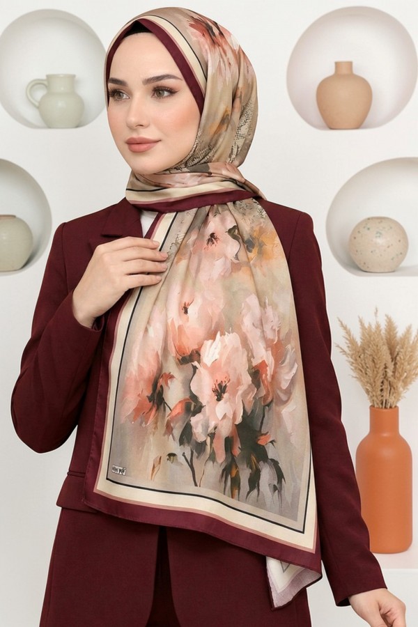 Desenli Soft Şal 6050-12