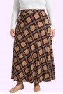 Desenli Penye Etek 2039-6