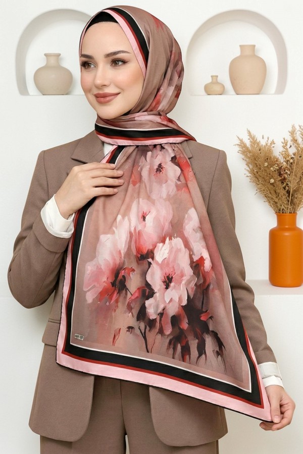 Desenli Soft Şal 6050-7