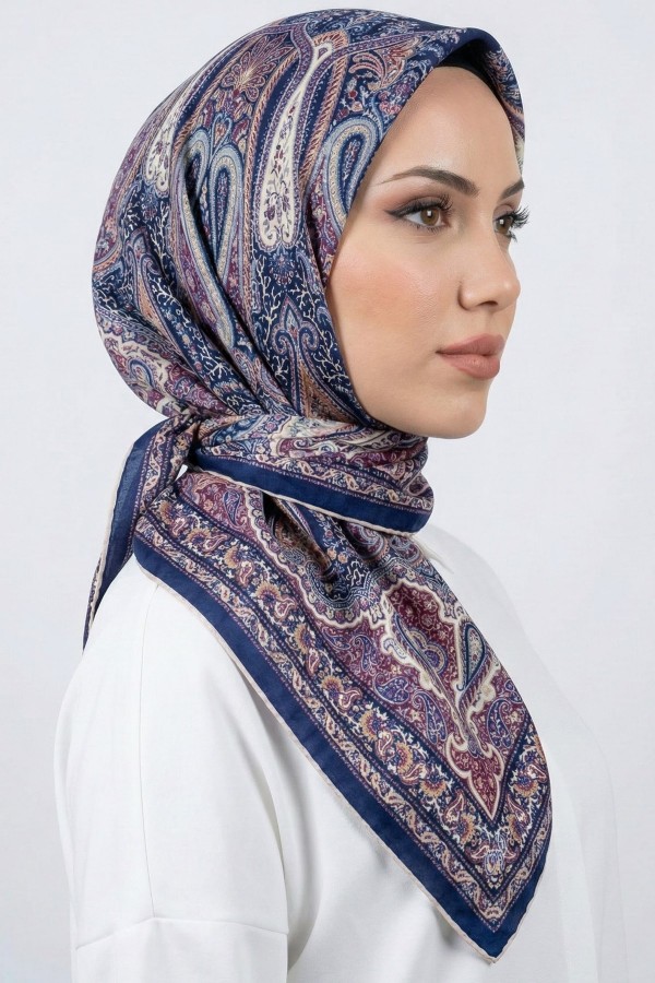 Organik Pamuk Soft Eşarp  6201-1