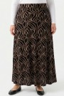 Desenli Viskon Etek 2045-17