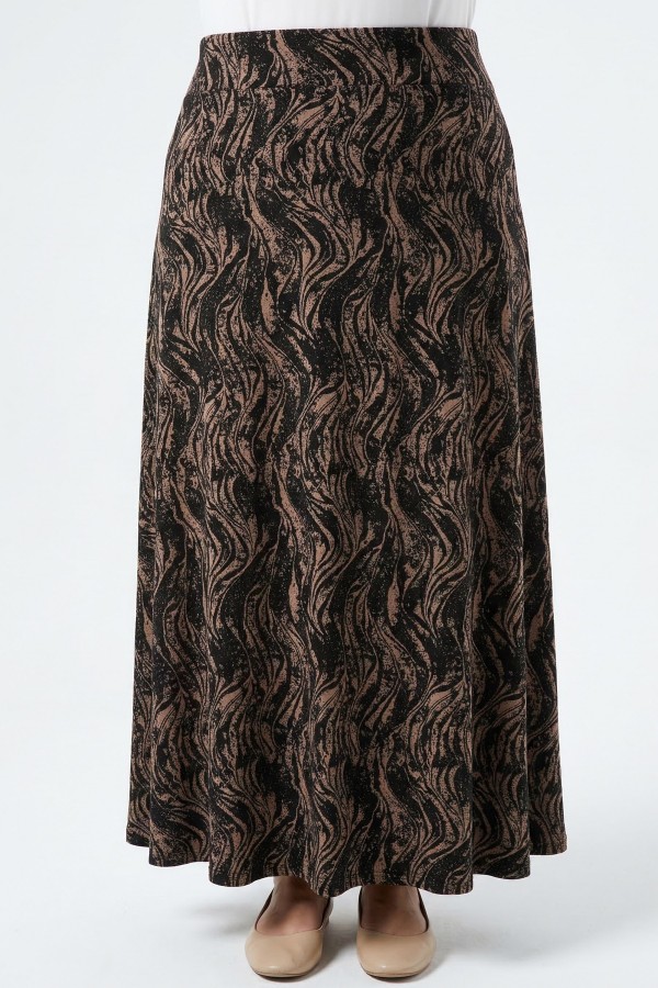 Desenli Viskon Etek 2045-5