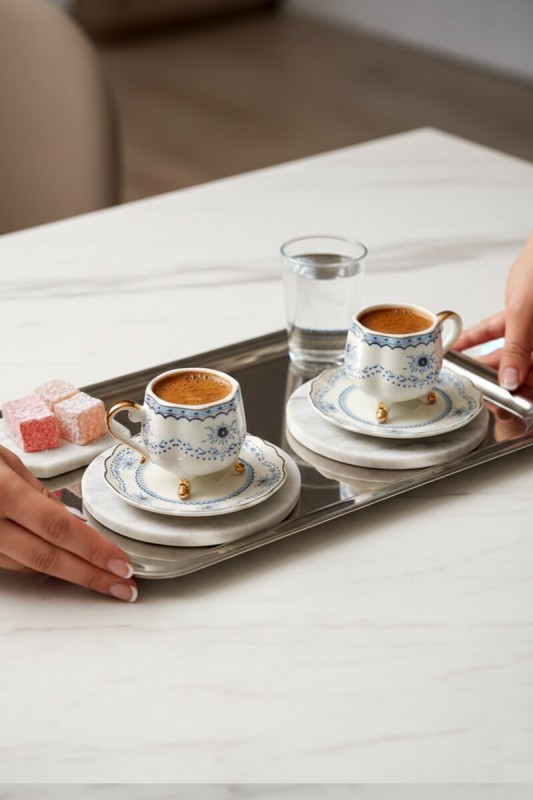 Mitra Porselen 6'lı Kahve Fincan Takımı CMR-2024322-3